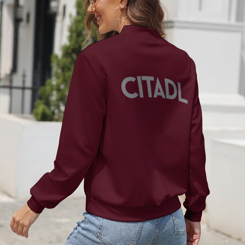 Women's Long Sleeve Zipper Jacket