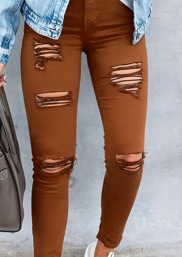 Stretchy Ripped Jeans
