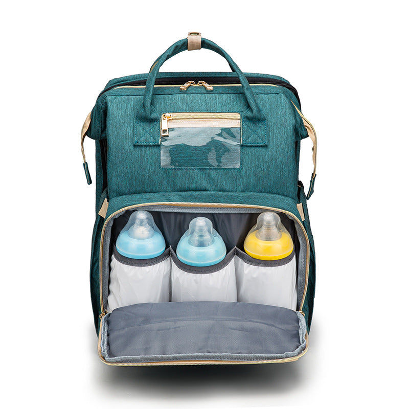 Mommy Backpack & Folding Crib Multi-function