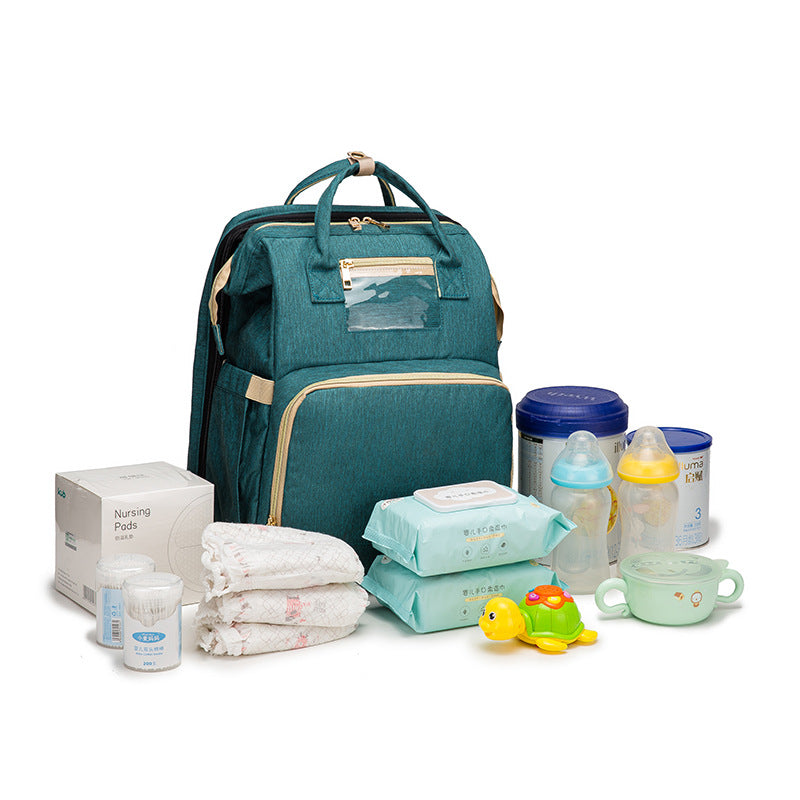 Mommy Backpack & Folding Crib Multi-function