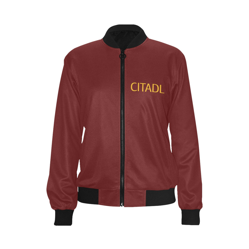 Women's All Over Print Bomber Jacket(Model H36)