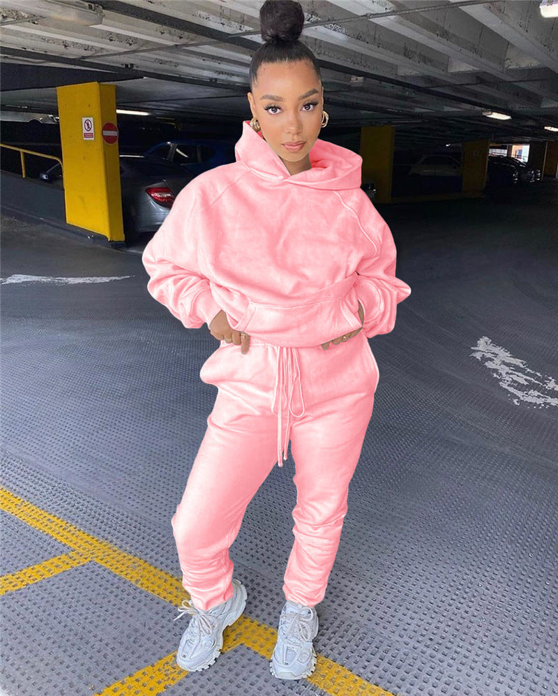 Two-piece hoodie set