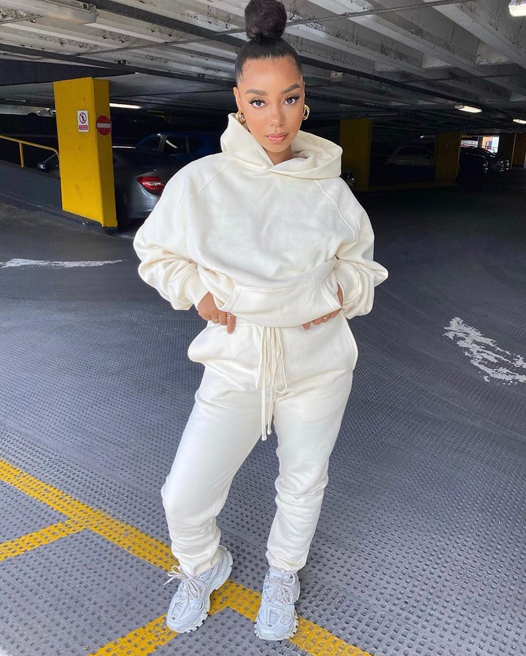 Two-piece hoodie set