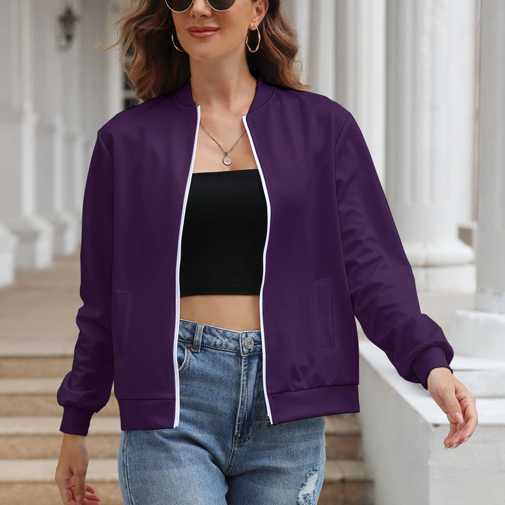 Women's Long Sleeve Zipper Jacket