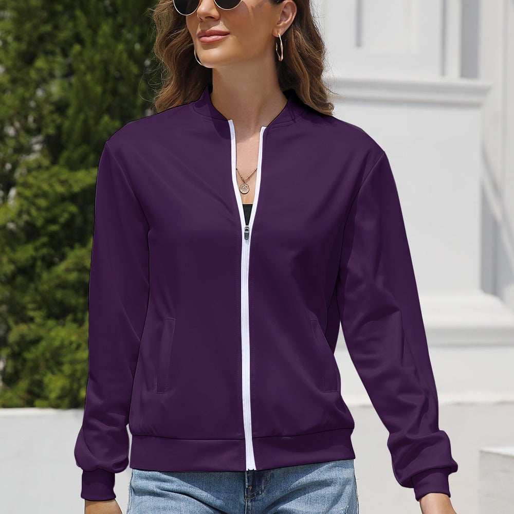 Women's Long Sleeve Zipper Jacket