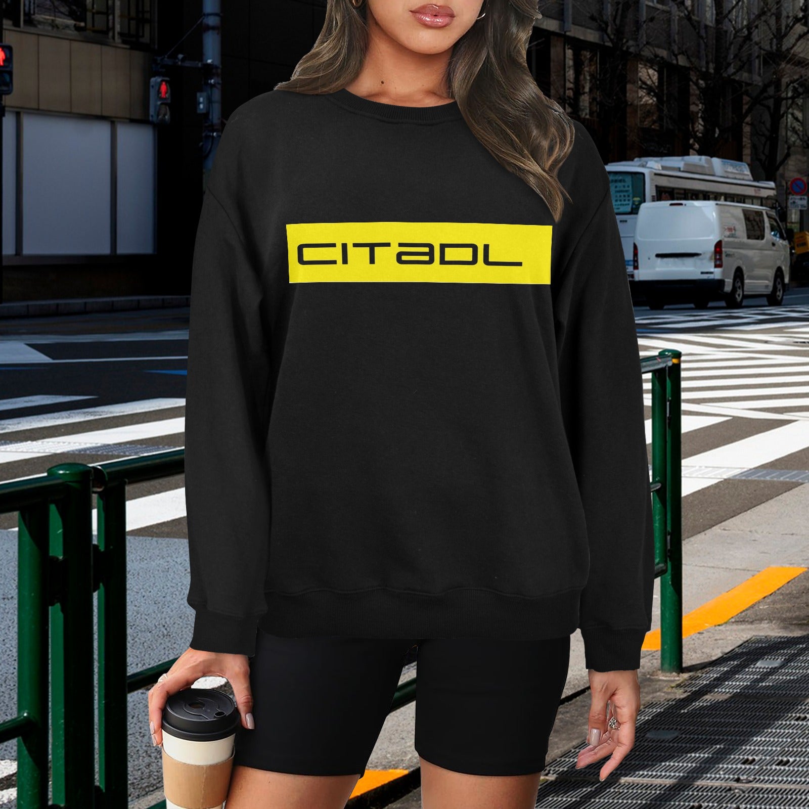 Unisex Fleece Sweatshirt (Front Printing) Made in USA, Free shipping to the USA