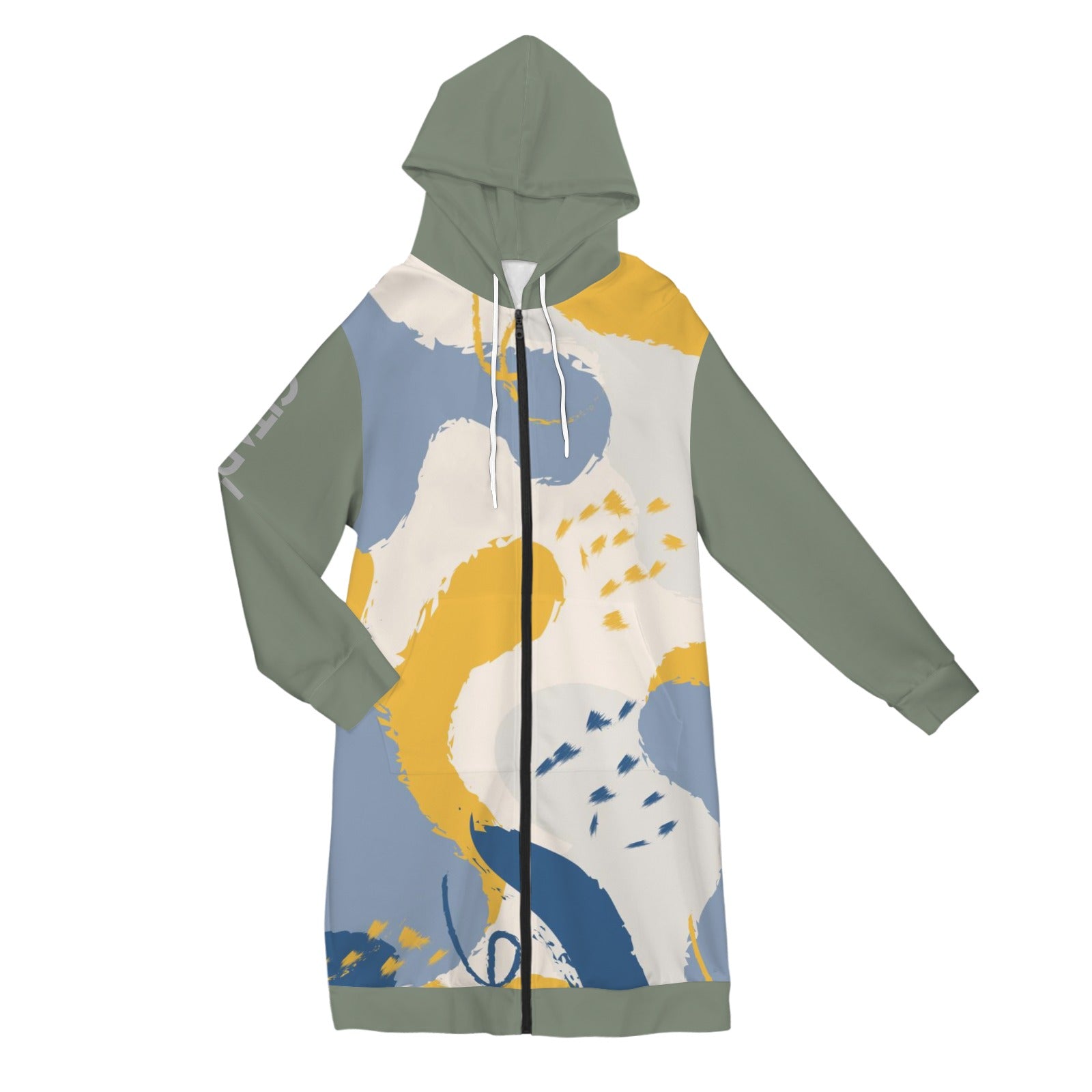 Women's Long Hooded Coat (H72)