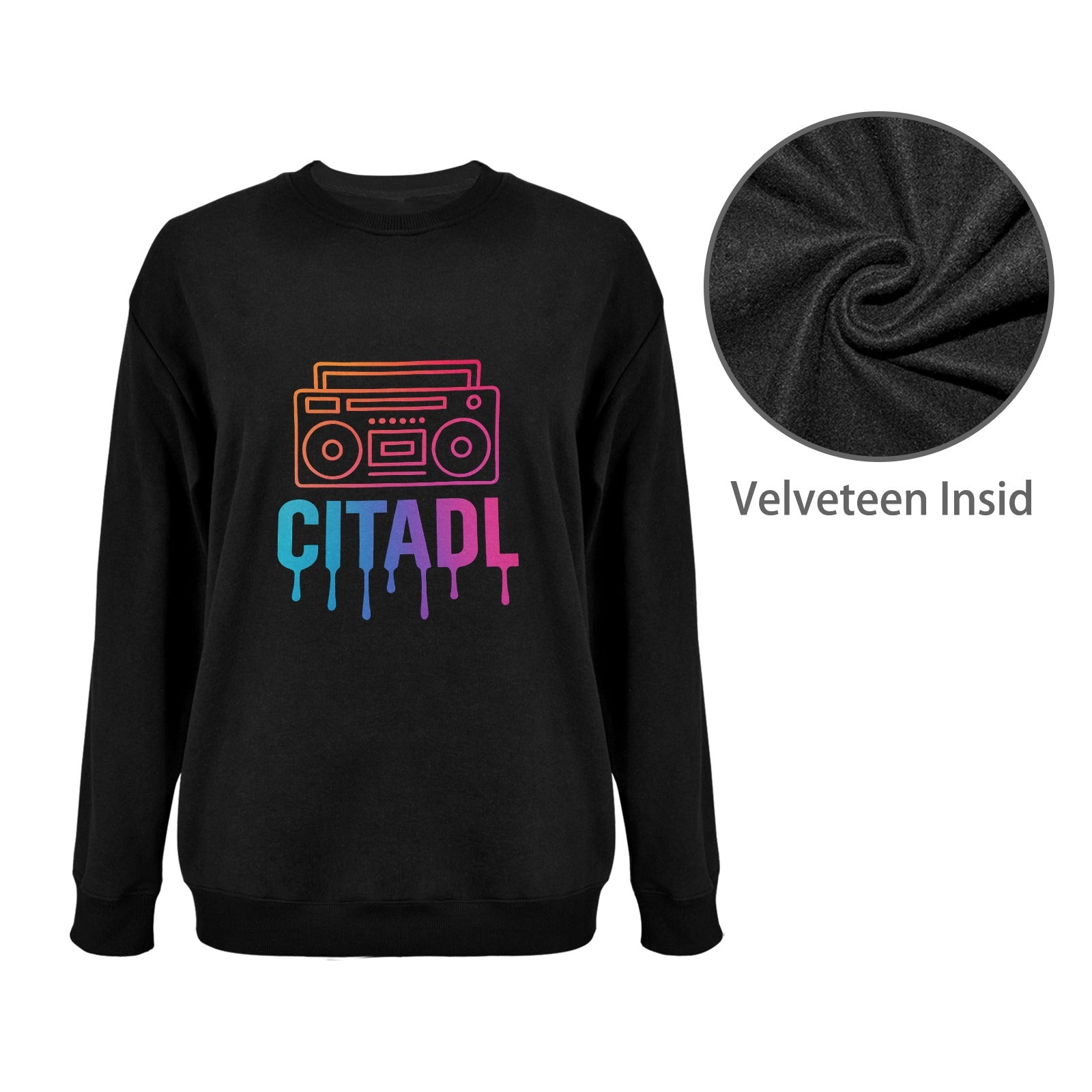 Unisex Fleece Sweatshirt (Front Printing) Made in USA, Free shipping to the USA