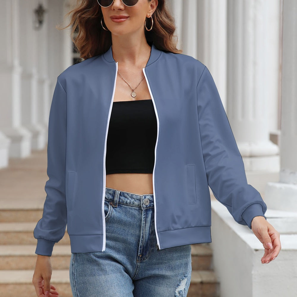 Women's Long Sleeve Zipper Jacket