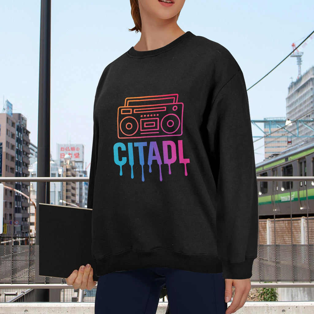 Unisex Fleece Sweatshirt (Front Printing) Made in USA, Free shipping to the USA