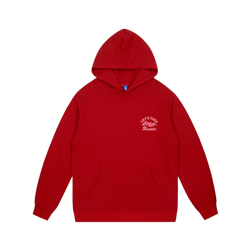 RFS Thickened Foam Printed Hoodie Loose