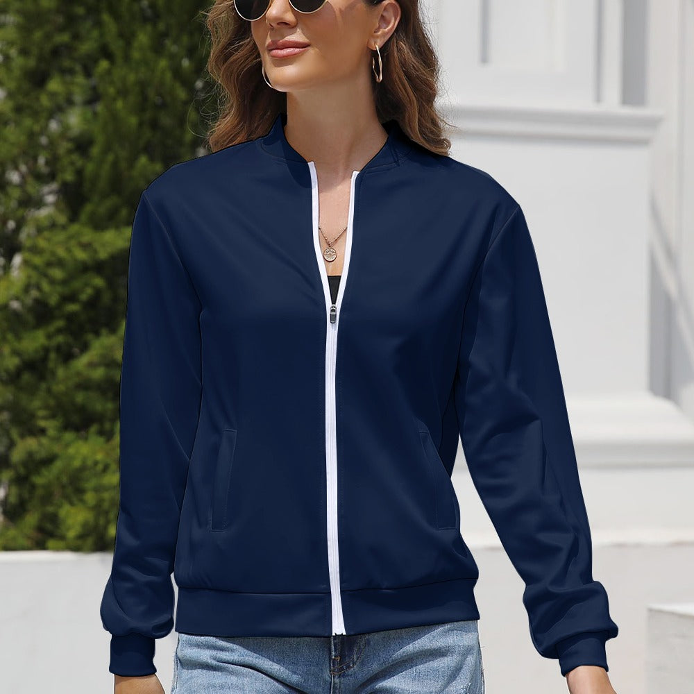 Women's Long Sleeve Zipper Jacket