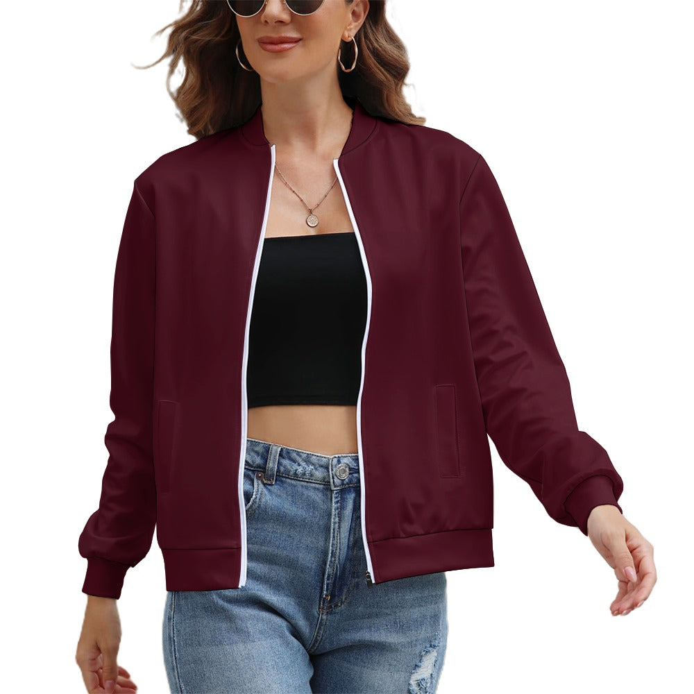 Women's Long Sleeve Zipper Jacket