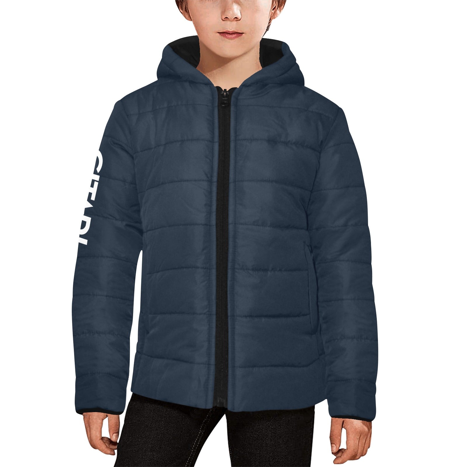 Kids' Padded Hooded Jacket (H45)
