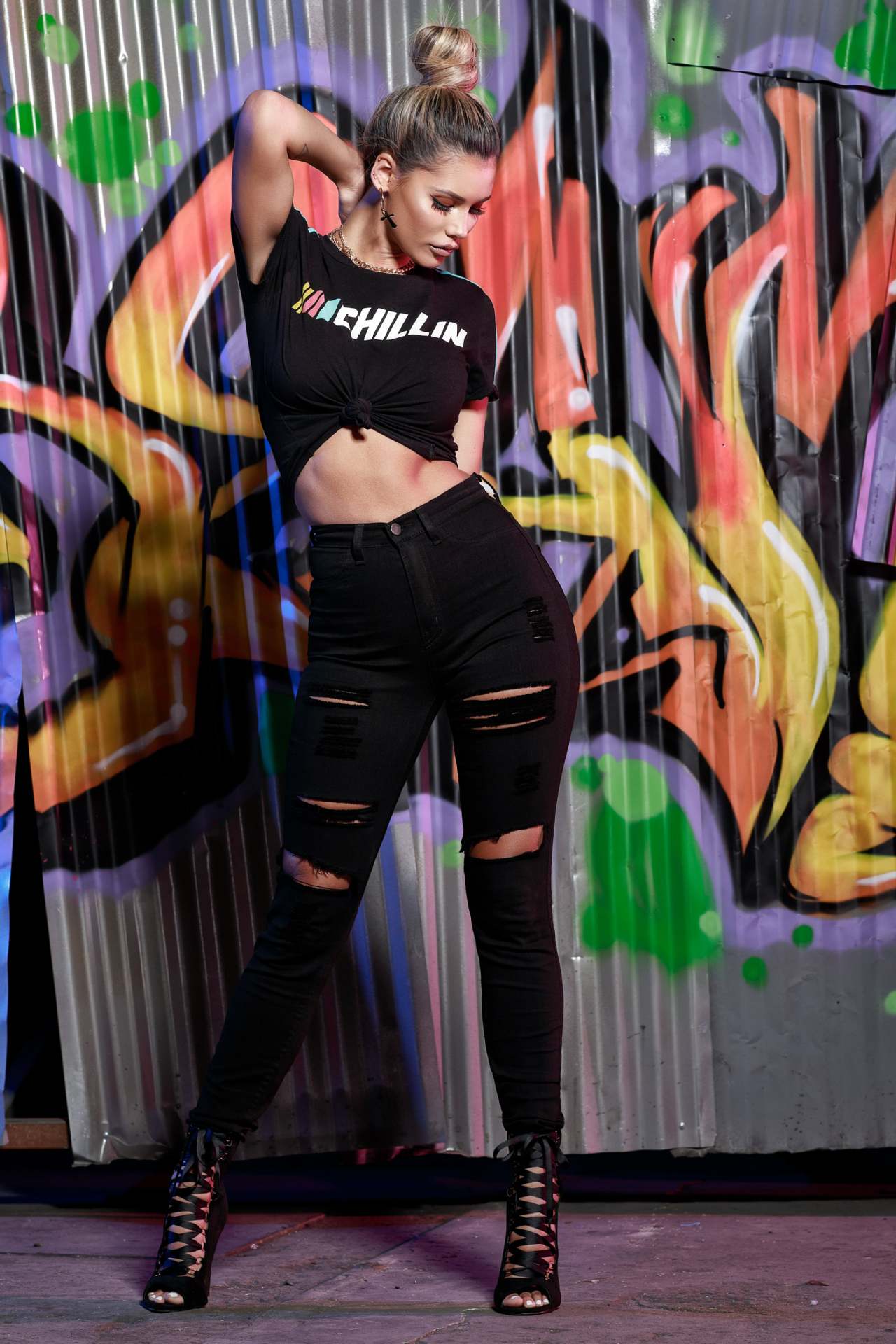 Stretchy Ripped Jeans