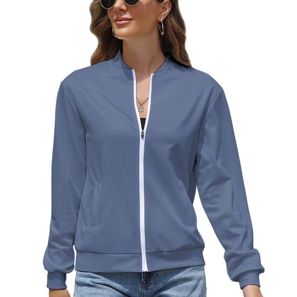 Women's Long Sleeve Zipper Jacket