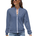 Women's Long Sleeve Zipper Jacket
