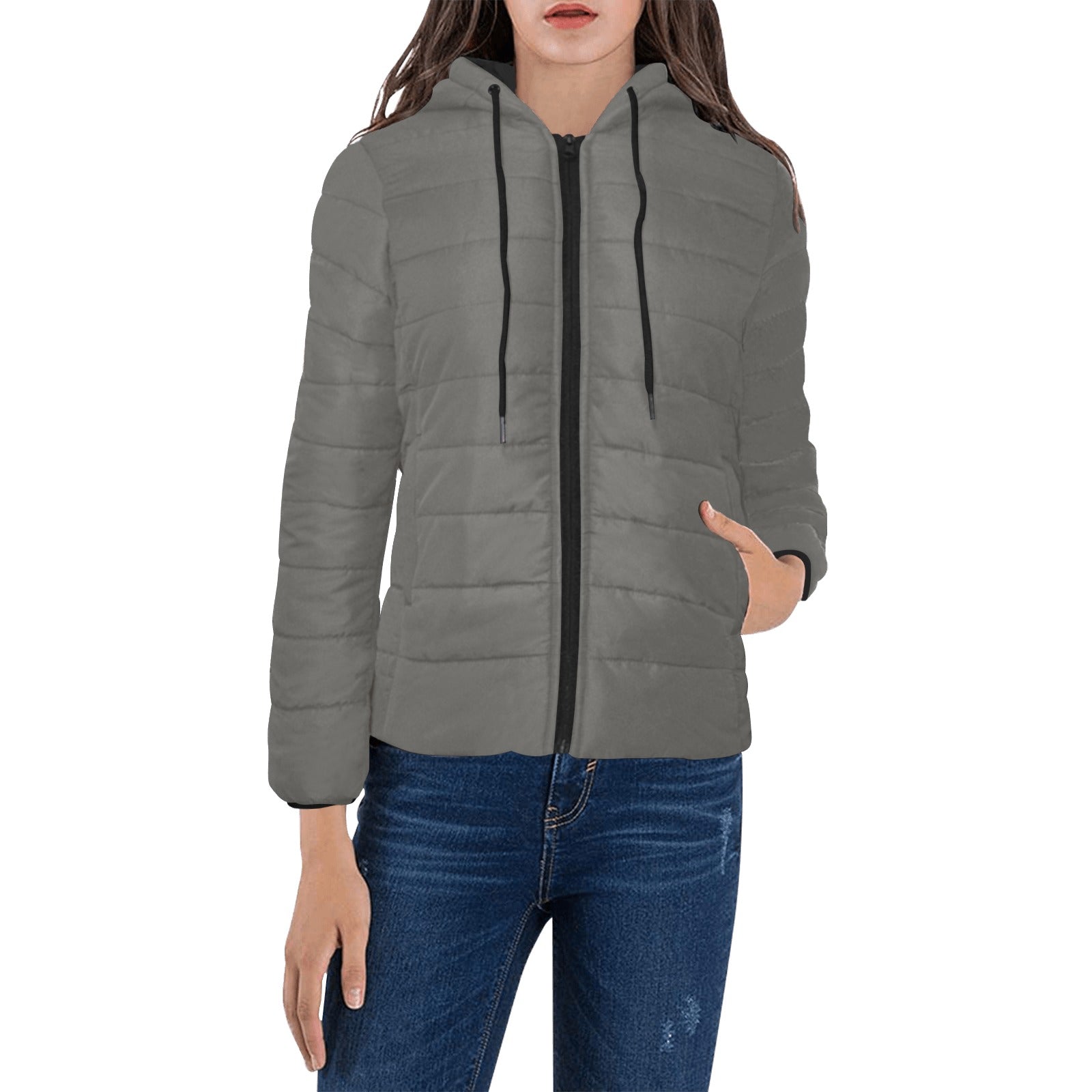 Women's Padded Hooded Jacket (H46)
