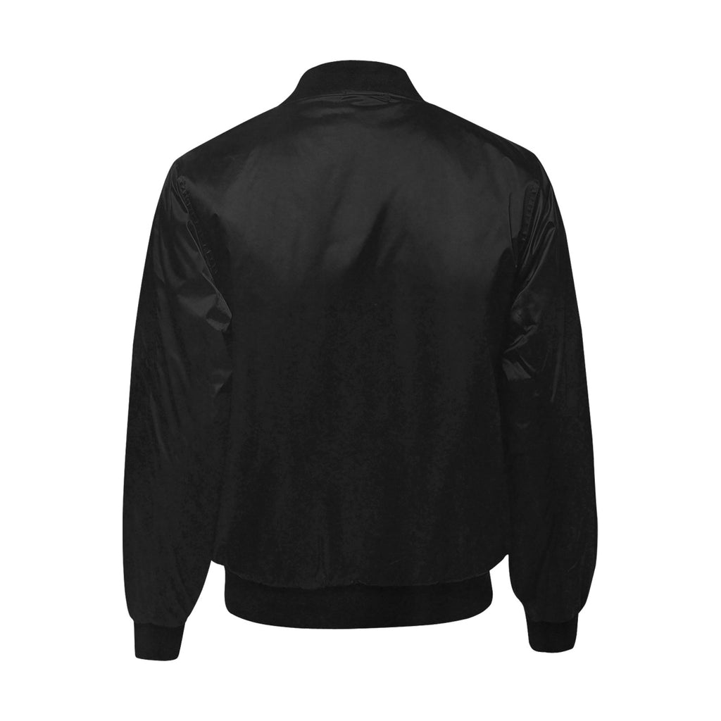 Men's All Over Print Quilted Bomber Jacket(Model H33)