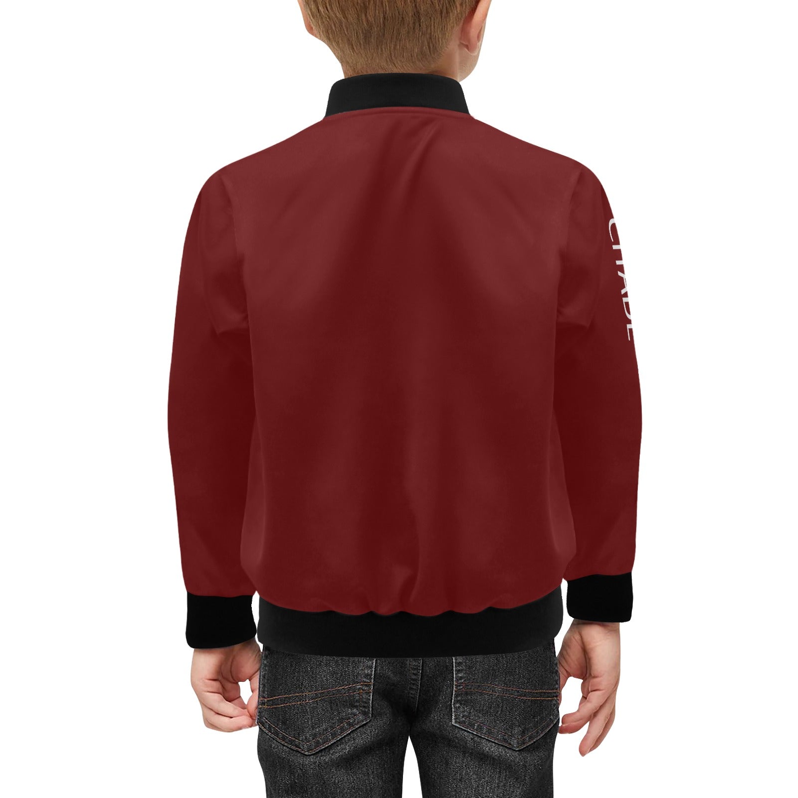 Kids' Bomber Jacket with Pockets (H40)