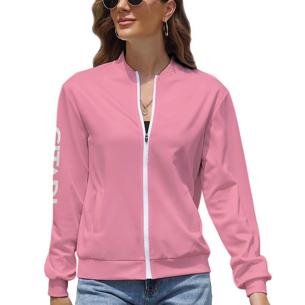 Women's Long Sleeve Zipper Jacket