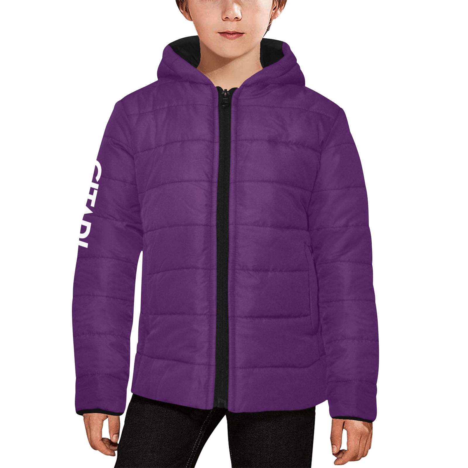 Kids' Padded Hooded Jacket (H45)