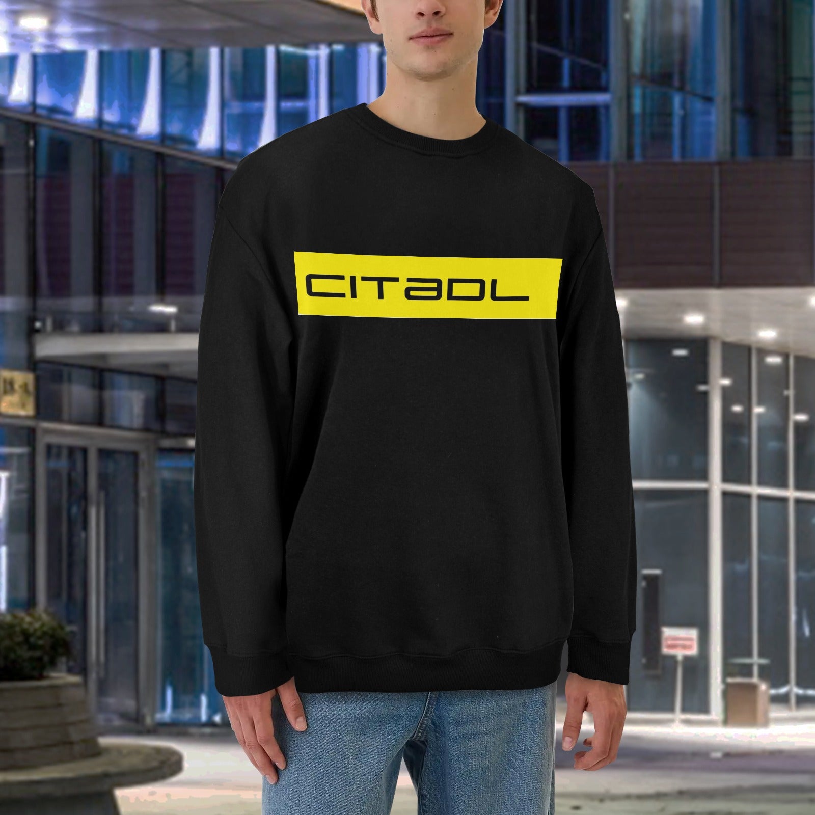 Unisex Fleece Sweatshirt (Front Printing) Made in USA, Free shipping to the USA