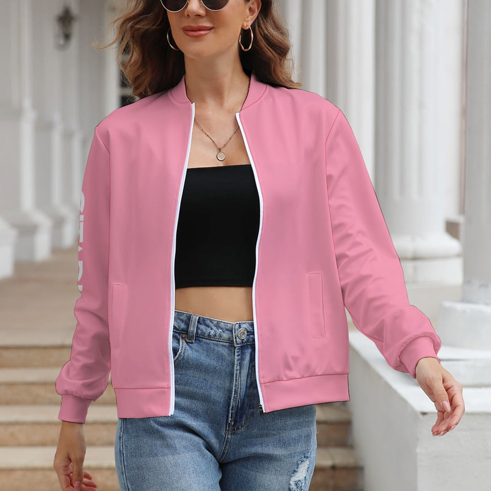 Women's Long Sleeve Zipper Jacket