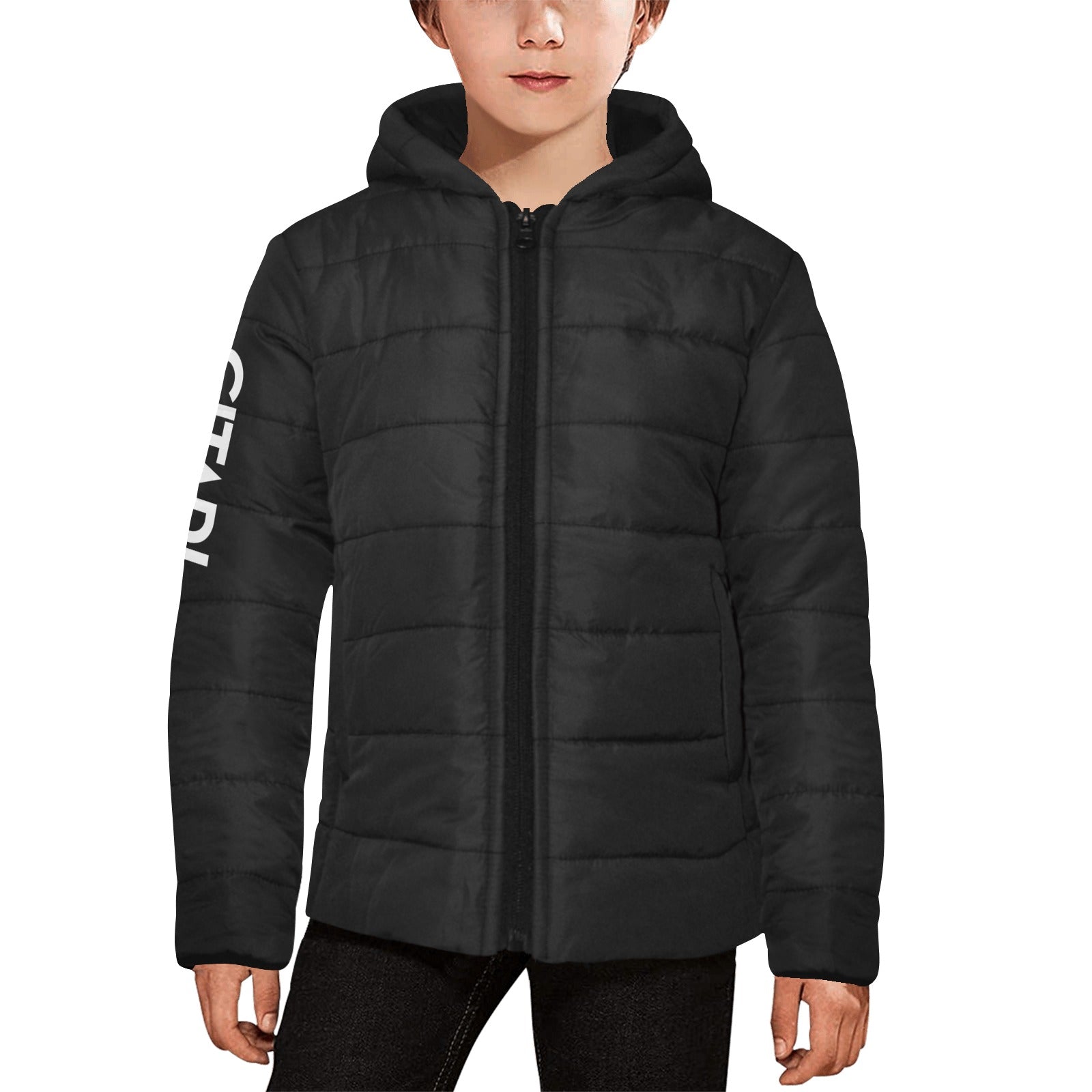Kids' Padded Hooded Jacket (H45)