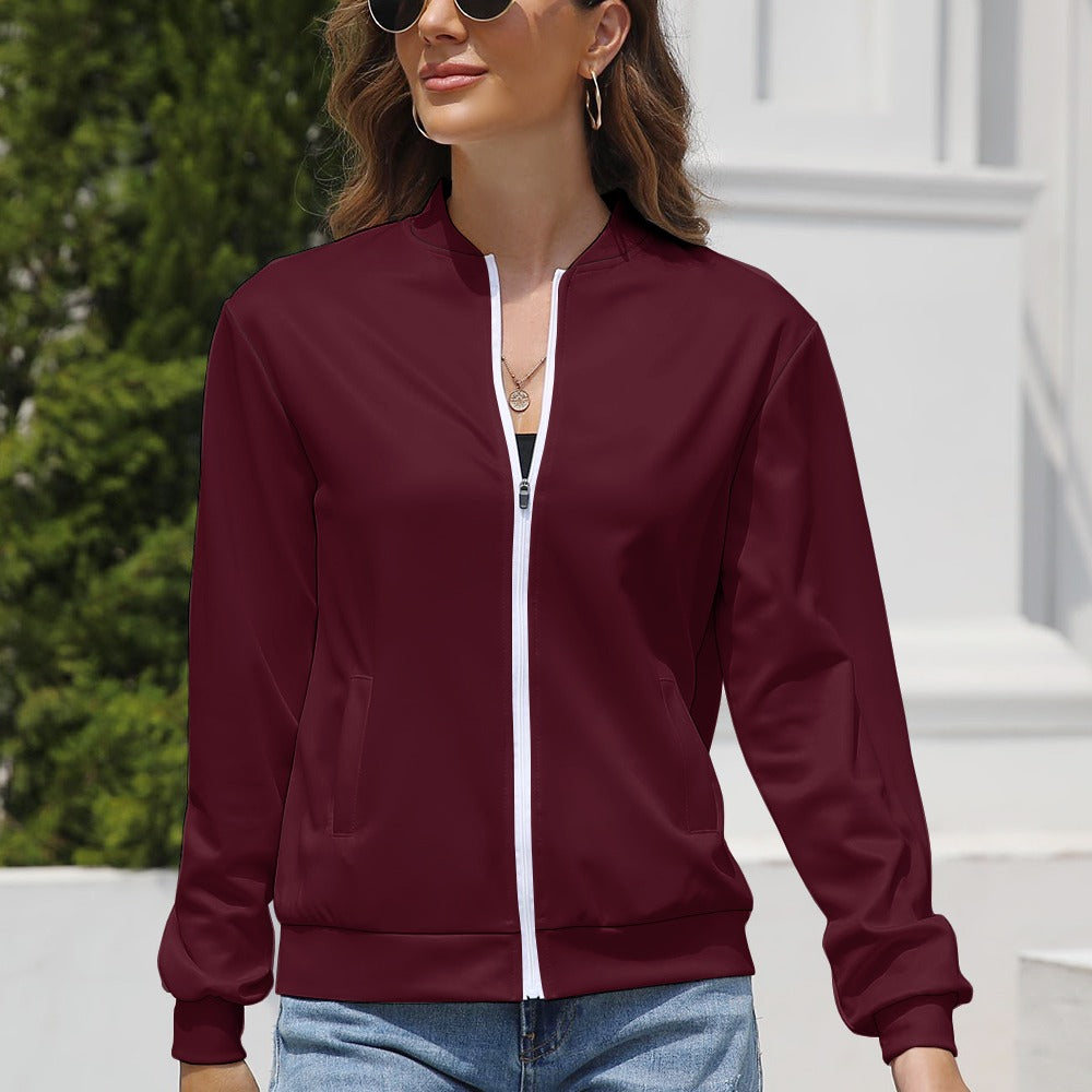 Women's Long Sleeve Zipper Jacket