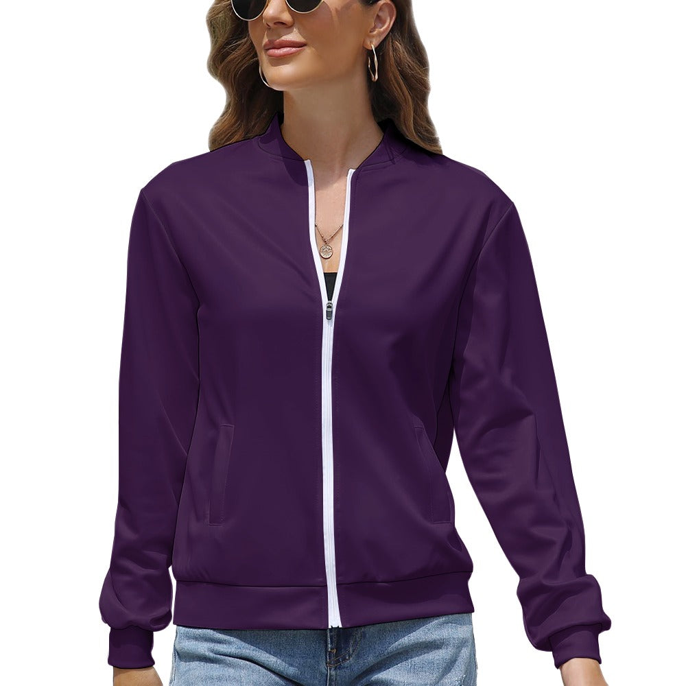 Women's Long Sleeve Zipper Jacket