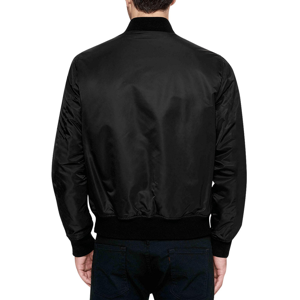 Men's All Over Print Quilted Bomber Jacket(Model H33)