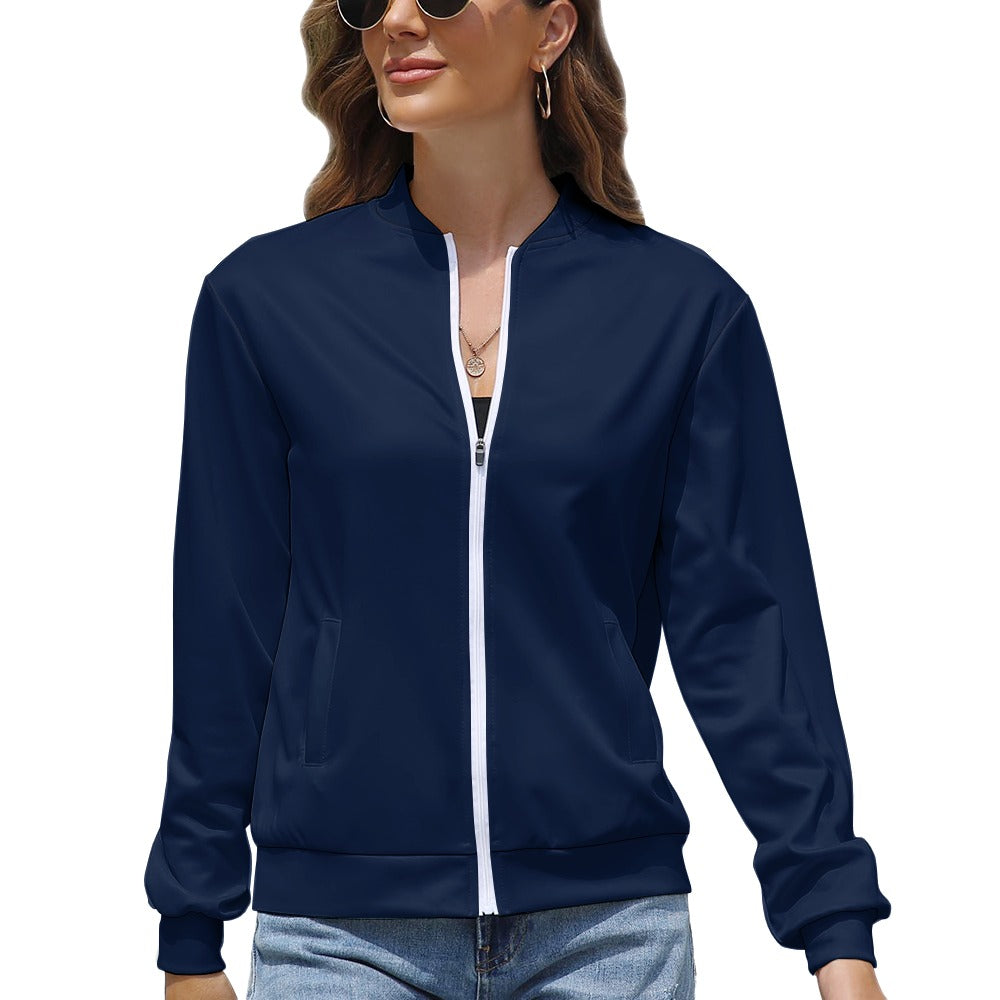 Women's Long Sleeve Zipper Jacket