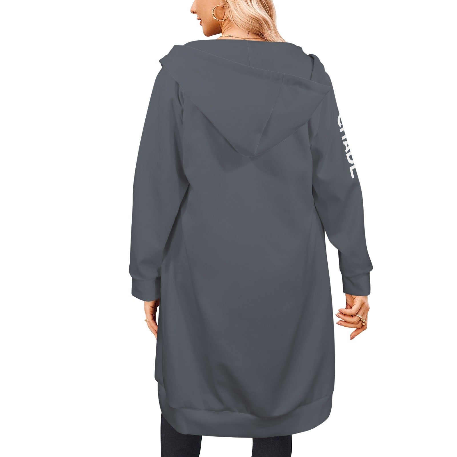 Women's Long Hooded Coat (H72)